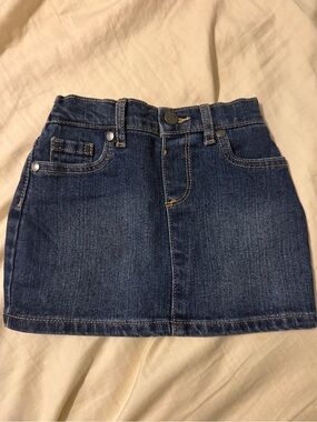The Children's Place Dark Blue Denim Mini Skirt